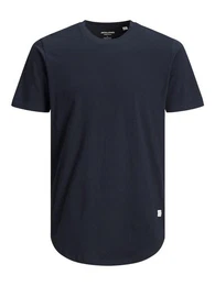 T-Shirt Basic Plus SizeT-Shirt Kurzarm bergren Shirt JJENOA 4834 in Navy