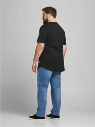 Jack & Jones T-Shirt JJENOA (4834) Schwarz