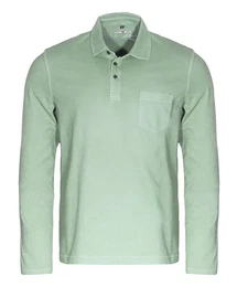 Poloshirt Poloshirt - Casual Fit - Polokragen - Einfarbig - Hellgrn