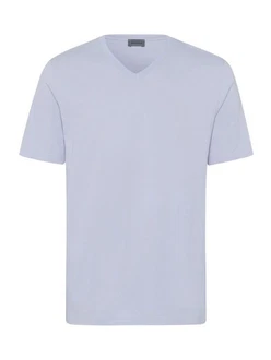 Hanro V-Shirt Living Shirts Blau/Lila/Hellblau Hanro V-Shirt Living Shirts Blau/Lila/Hellblau