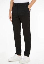 Calvin Klein Stoffhose mit Grtel Schwarz/Khaki/Dunkelbraun