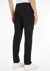 Calvin Klein Stoffhose mit Grtel Schwarz/Khaki/Dunkelbraun