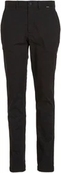Calvin Klein Stoffhose mit Grtel Schwarz/Khaki/Dunkelbraun