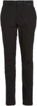 Calvin Klein Stoffhose mit Grtel Schwarz/Khaki/Dunkelbraun