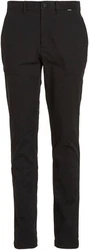 Calvin Klein Stoffhose mit Grtel Schwarz/Khaki/Dunkelbraun