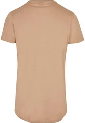 Urban Classics Herren Shaped Long Tee T-Shirt Braun/Khaki/Beige
