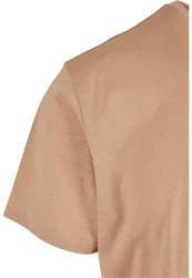 Urban Classics Herren Shaped Long Tee T-Shirt Braun/Khaki/Beige
