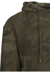 URBAN CLASSICS Herren High Neck Camo Hoody (1-tlg) Camo