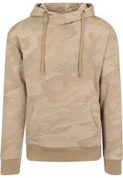 URBAN CLASSICS Herren High Neck Camo Hoody (1-tlg) Camo