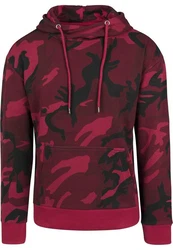 URBAN CLASSICS Herren High Neck Camo Hoody (1-tlg) Camo