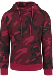 URBAN CLASSICS Herren High Neck Camo Hoody (1-tlg) Camo