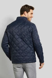 bugatti Steppjacke Stehkragen Dunkelblau/Hellblau/Blau
