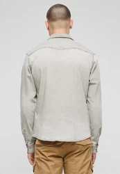 Brandit Hemd Riley Denim Khaki/Braun/Grau/Beige