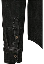Brandit Hemd Riley Denim Grau/Schwarz/Dunkelgrau