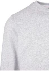 URBAN CLASSICS Rundhalspullover Military Crew Grau/Hellgrau