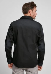Brandit Langarmhemd Hardee Denim Shirt Dunkelgrün/Grau/Khaki/Dunkelgrau/Schwarz/Braun