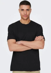 Only & Sons T-Shirt 'Max' Schwarz/Dunkelblau