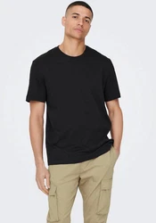 Only & Sons T-Shirt 'Max' Schwarz/Dunkelblau