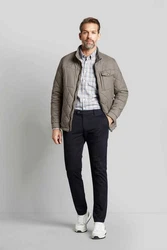 bugatti Steppjacke Stehkragen Braun/Khaki/Beige/Grau