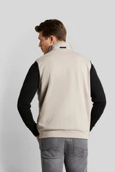 bugatti Steppweste mit Stehkragen Grau/Hellgrau/Beige/Khaki/Braun