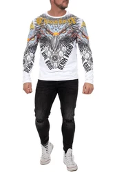 Cipo & Baxx Longsleeve Herren Longsleeve BA-CL488 Weiß (BA-CL488)