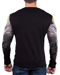 Cipo & Baxx Longsleeve Herren Longsleeve BA-CL488 Schwarz