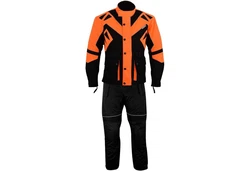 German Wear Motorradkombi GW300K 2-teiler Orange/Gelb/Mischfarben