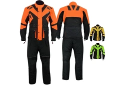 German Wear Motorradkombi GW300K 2-teiler Orange/Gelb/Mischfarben