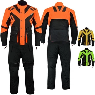 German Wear Motorradkombi GW300K 2-teiler Orange/Gelb/Mischfarben