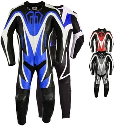 German Wear Motorradkombi GW410K Einteiler Hellblau/Grau/Schwarz/Blau