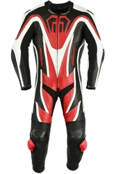 German Wear Motorradkombi GW410K Einteiler Schwarz/Grau/Creme/Rot/Mischfarben