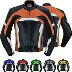 German Wear Motorradjacke GW409J Mischfarben/Orange/Braun