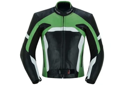 German Wear Motorradjacke GW409J Grün/Dunkelgrün