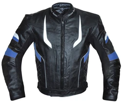 German Wear Motorradjacke Kombijacke GW417J Rot/Blau/Gelb/Grau