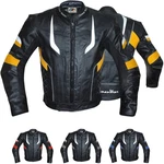 German Wear Motorradjacke Kombijacke GW417J Rot/Blau/Gelb/Grau