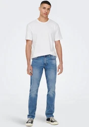 Only & Sons T-Shirt 'Max' Weiß/Grau/Creme