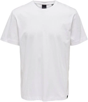 Only & Sons T-Shirt 'Max' Weiß/Grau/Creme Only & Sons T-Shirt 'Max' Weiß/Grau/Creme