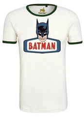 LOGOSHIRT T-Shirt Batman Face Creme/Weiß/Grün/Beige/Dunkelgrün/Schwarz/Khaki/Braun