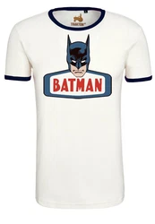 LOGOSHIRT T-Shirt Batman Face Creme/Weiß/Schwarz/Braun/Beige
