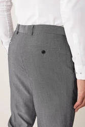 Next Anzughose Slim Fit Hose Hellgrau/Grau