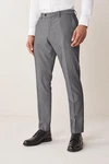 Next Anzughose Slim Fit Hose Hellgrau/Grau Next Anzughose Slim Fit Hose Hellgrau/Grau