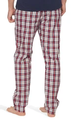 Moonline Schlafhose Herren Bordeaux/Dunkelrot/Rot
