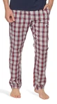Moonline Schlafhose Herren Bordeaux/Dunkelrot/Rot