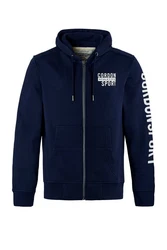 Cordon Sport Sweatjacke King Hoodie Dunkelblau/Blau/Hellblau