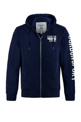 Cordon Sport Sweatjacke King Hoodie Dunkelblau/Blau/Hellblau