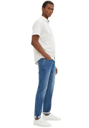 TOM TAILOR Slim-fit-Jeans JOSH Blau/Creme/Weiß/Hellblau