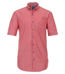 Redmond Kurzarmhemd uni Modern Fit 