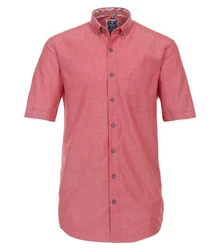 Redmond Kurzarmhemd uni Modern Fit 