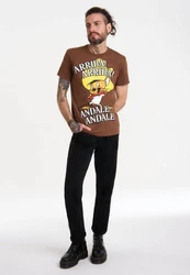 LOGOSHIRT T-Shirt Looney Tunes - Speedy Gonzales Grün/Rot/Braun/Gelb
