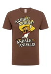 LOGOSHIRT T-Shirt Looney Tunes - Speedy Gonzales Grün/Rot/Braun/Gelb
